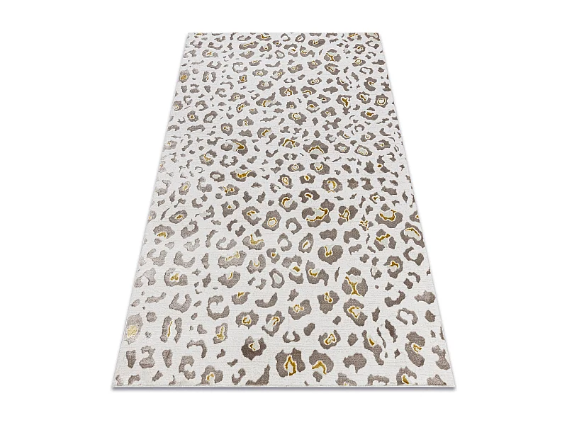 Tapis BLISS Z232AZ128 crème / beige - Motif léopard, moderne, struct 120x170 cm