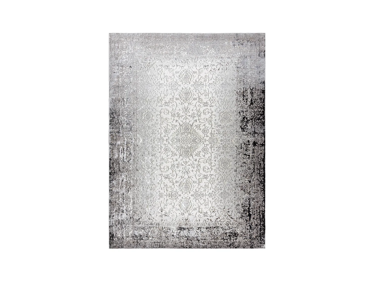 BLISS Z226AZ226 tapijt crème / grijs - Kader, ornament, modern, struc 120x170 cm