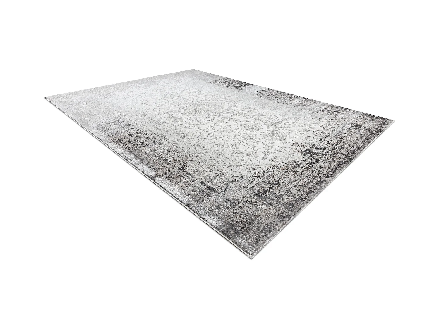 BLISS Z226AZ226 tapijt crème / grijs - Kader, ornament, modern, struc 120x170 cm