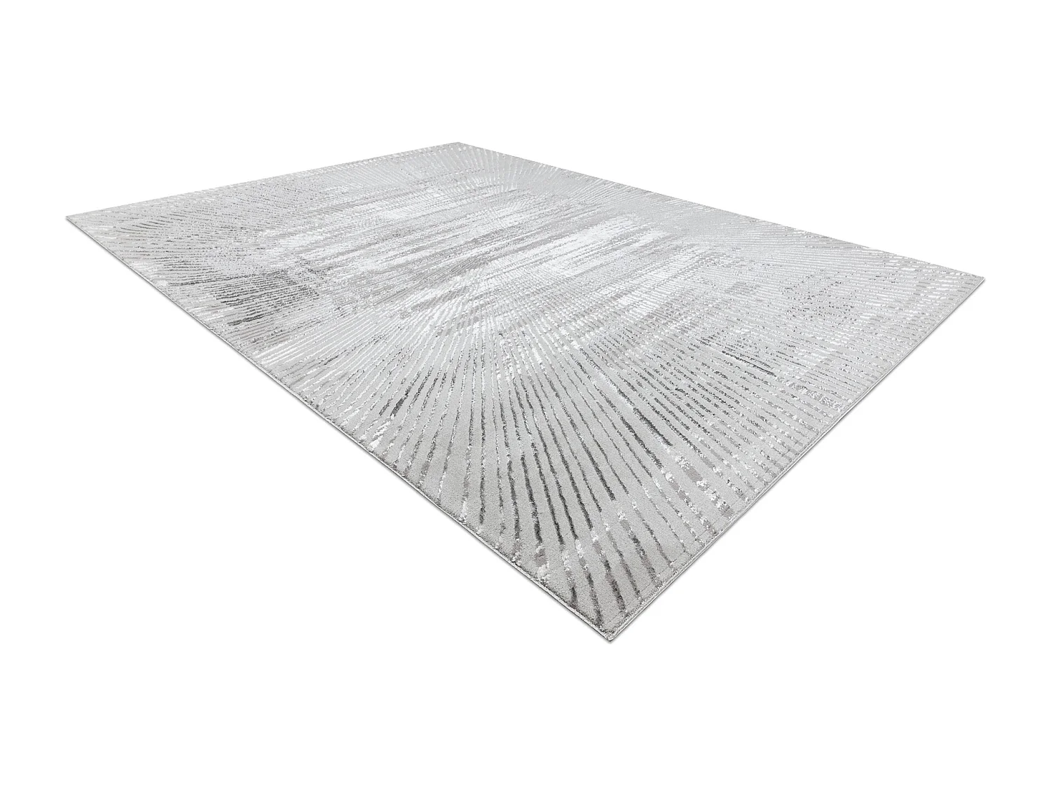BLISS Z206AZ256 Teppich hellgrau / grau – Linien, modern, strukturel 80x150 cm