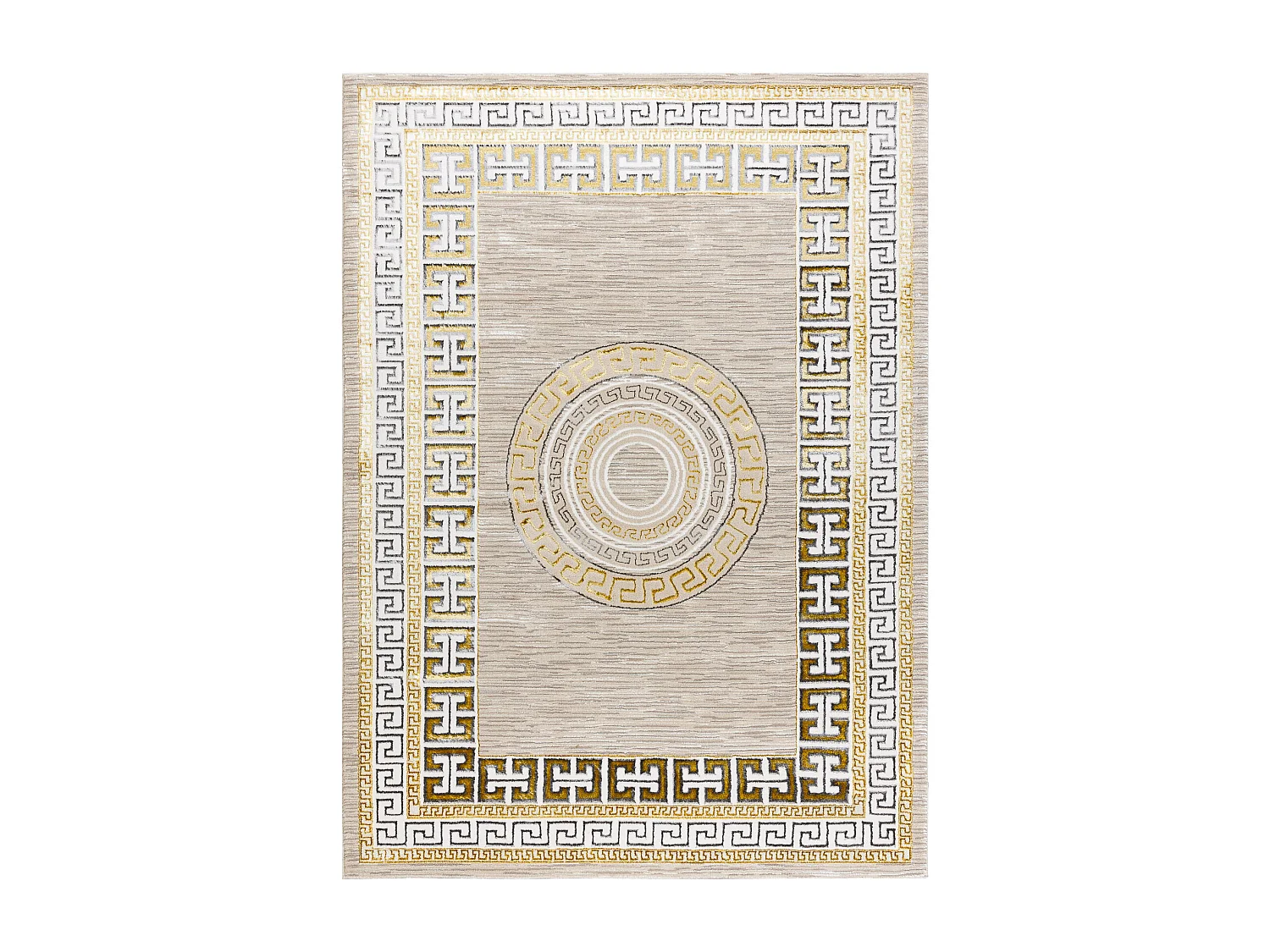 BLISS Z205AZ127 Teppich creme / gold – Rahmen, griechisch, modern, s 180x270 cm