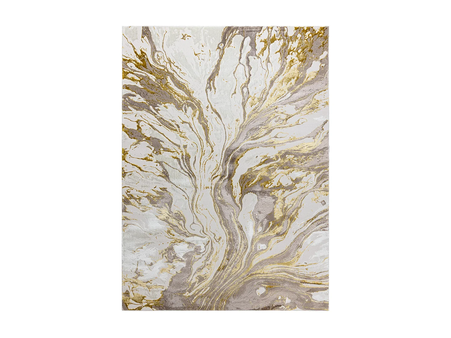 Tapis BLISS Z162AZ173 doré / crème - Abstraction, moderne, structure 200x290 cm