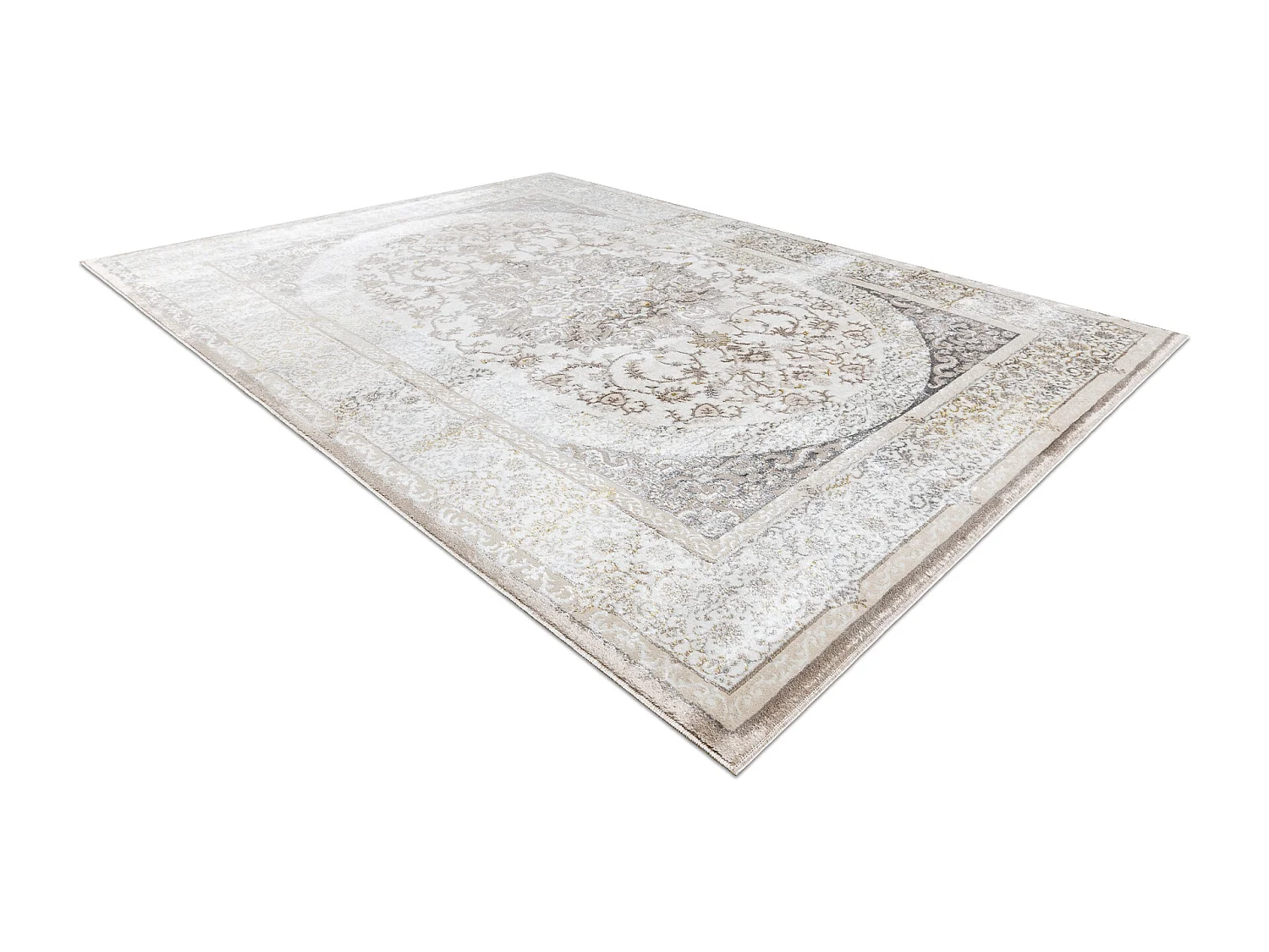 BLISS Z204AZ128 Teppich creme / beige – Rahmen, Ornament, modern, st 180x270 cm