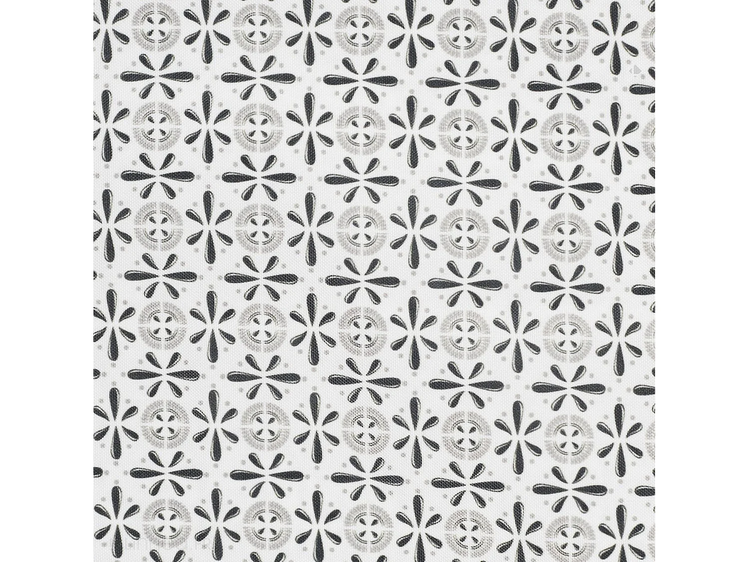 Nappe rectangle 140x240 cm VITA 100% polyester antitache motifs géométriques gris