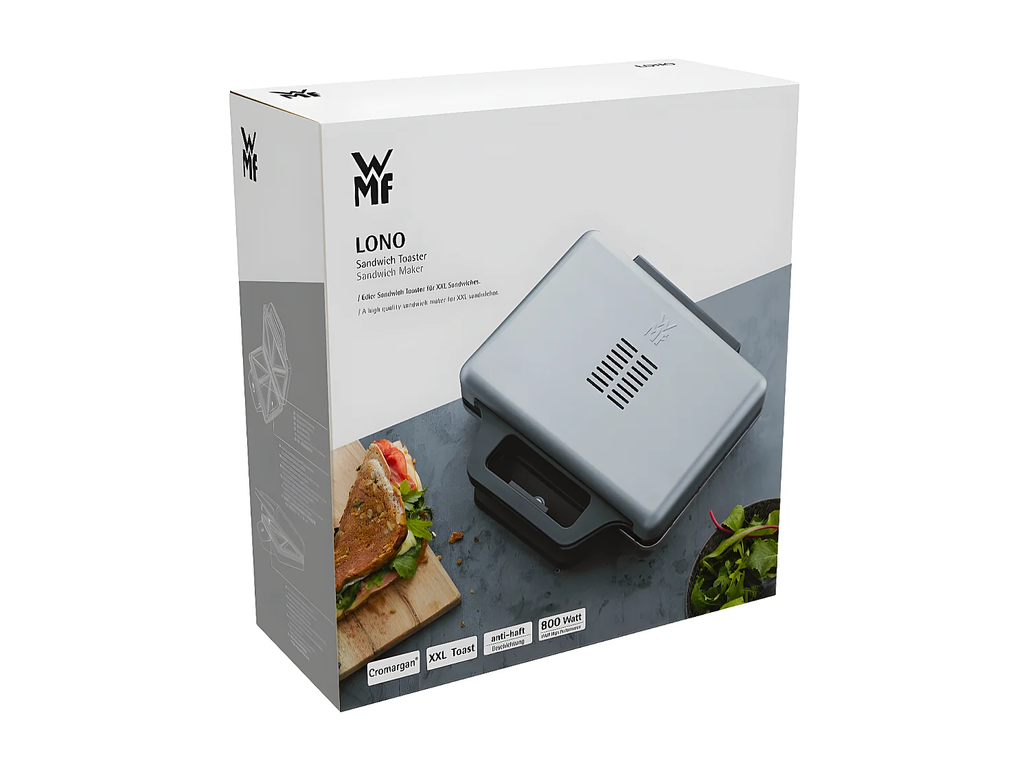 Appareil à croque monsieur Lono