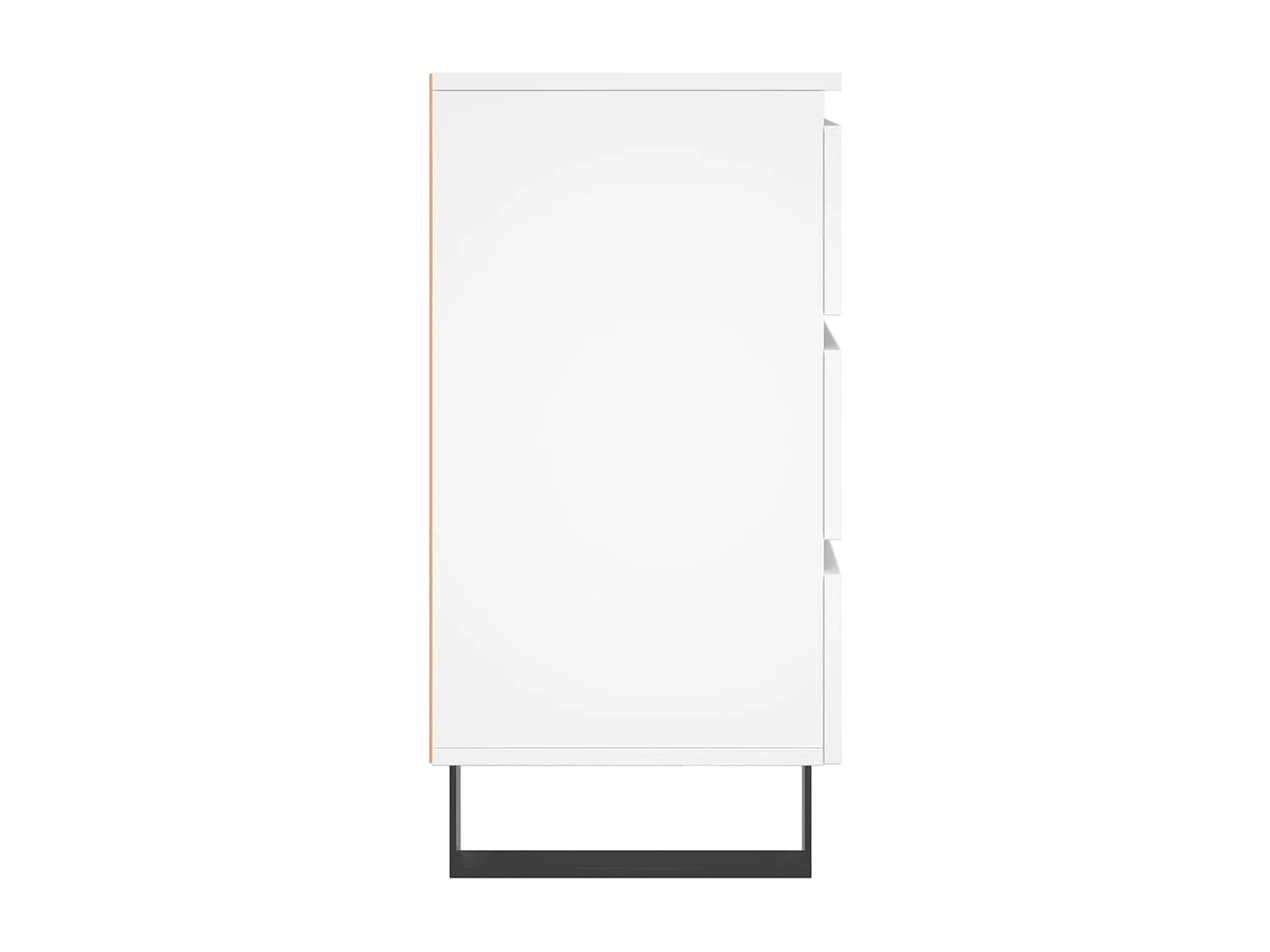 Tables de chevet 2 pcs blanc 40x35x69 cm bois d’ingénierie