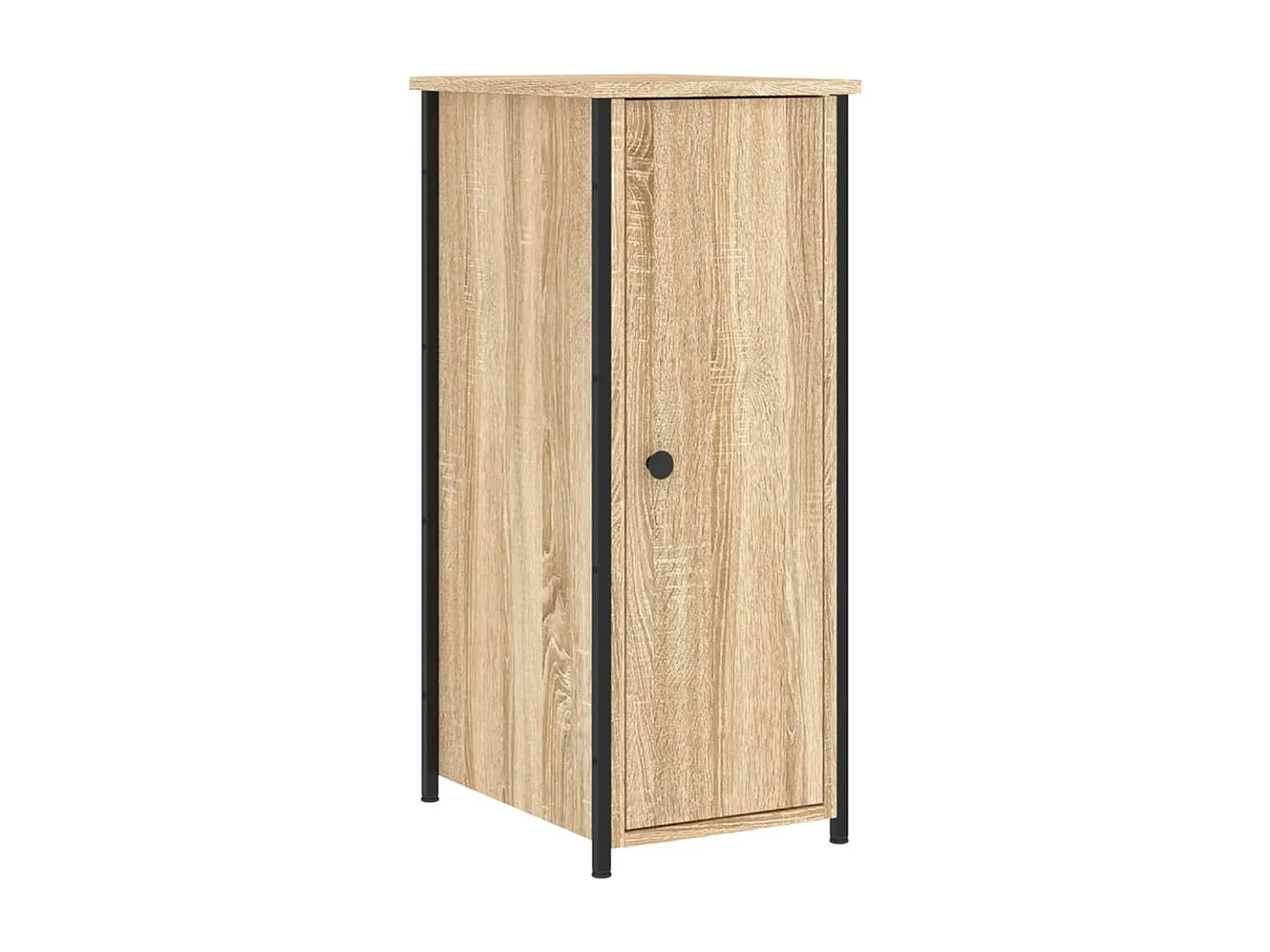 Mesa de cabeceira 32x42x80 cm derivados madeira carvalho sonoma