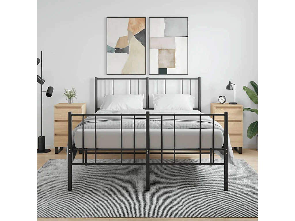 Tables de chevet 2 pcs chêne sonoma 40x35x69 cm bois ingénierie