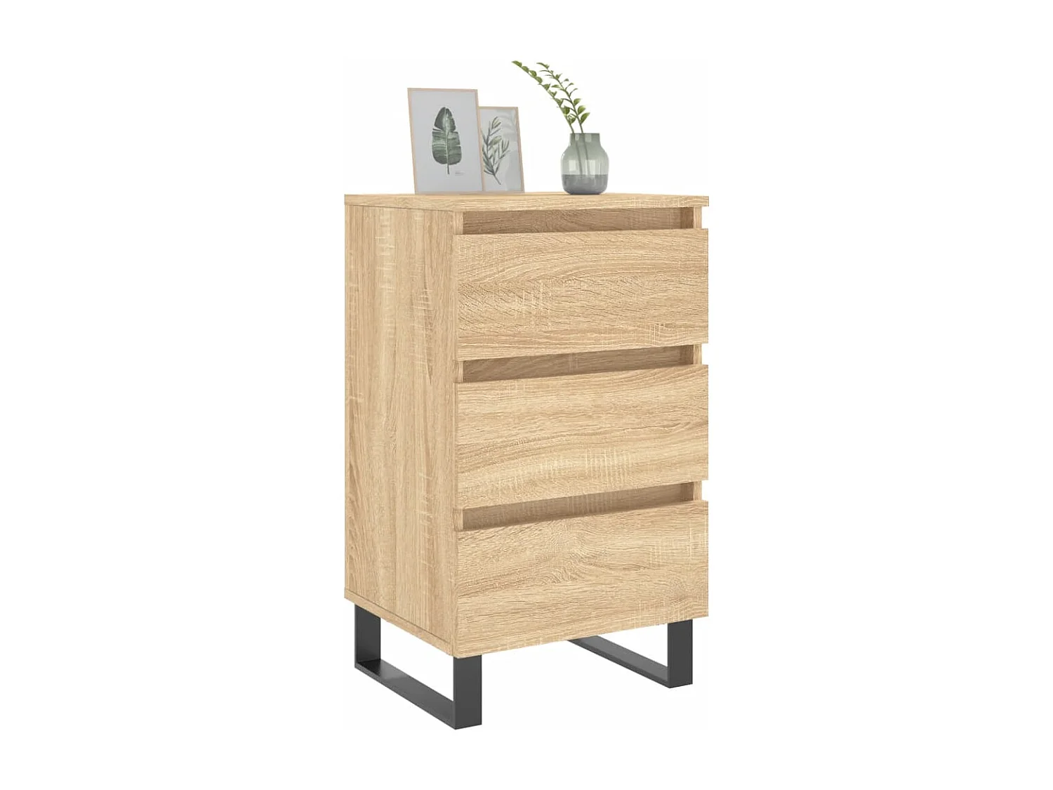 Tables de chevet 2 pcs chêne sonoma 40x35x69 cm bois ingénierie