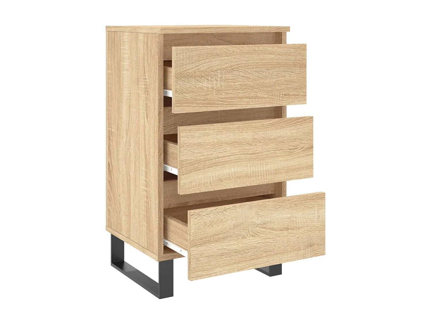 Tables de chevet 2 pcs chêne sonoma 40x35x69 cm bois ingénierie