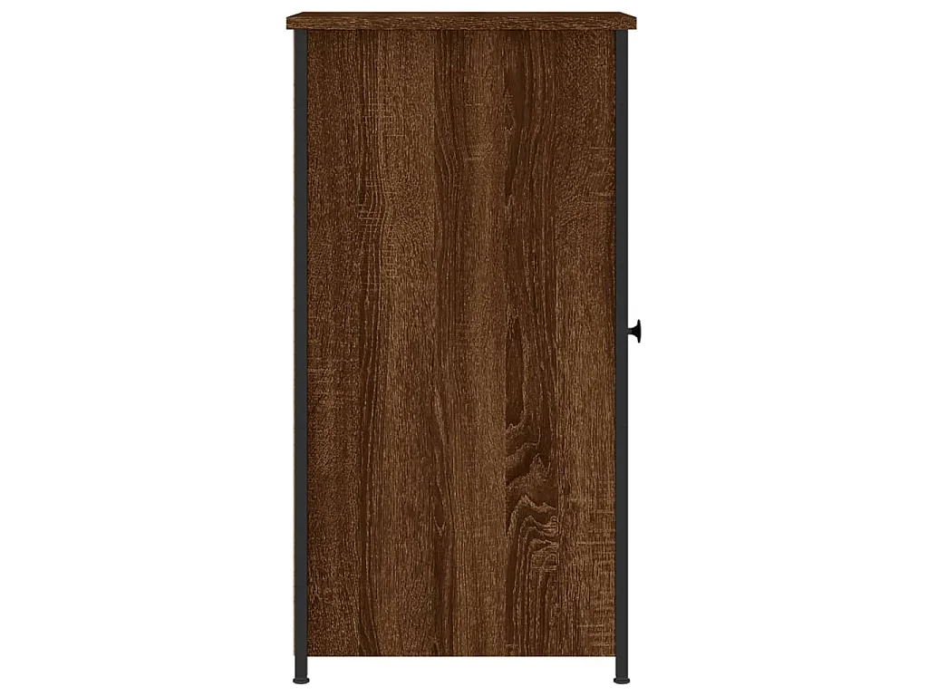 Nachttische 2 Stk. Braun Eichen-Optik 32x42x80 cm Holzwerkstoff