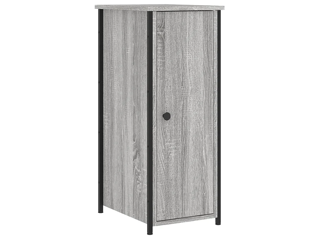 Nachttische 2 Stk. Grau Sonoma 32x42x80 cm Holzwerkstoff