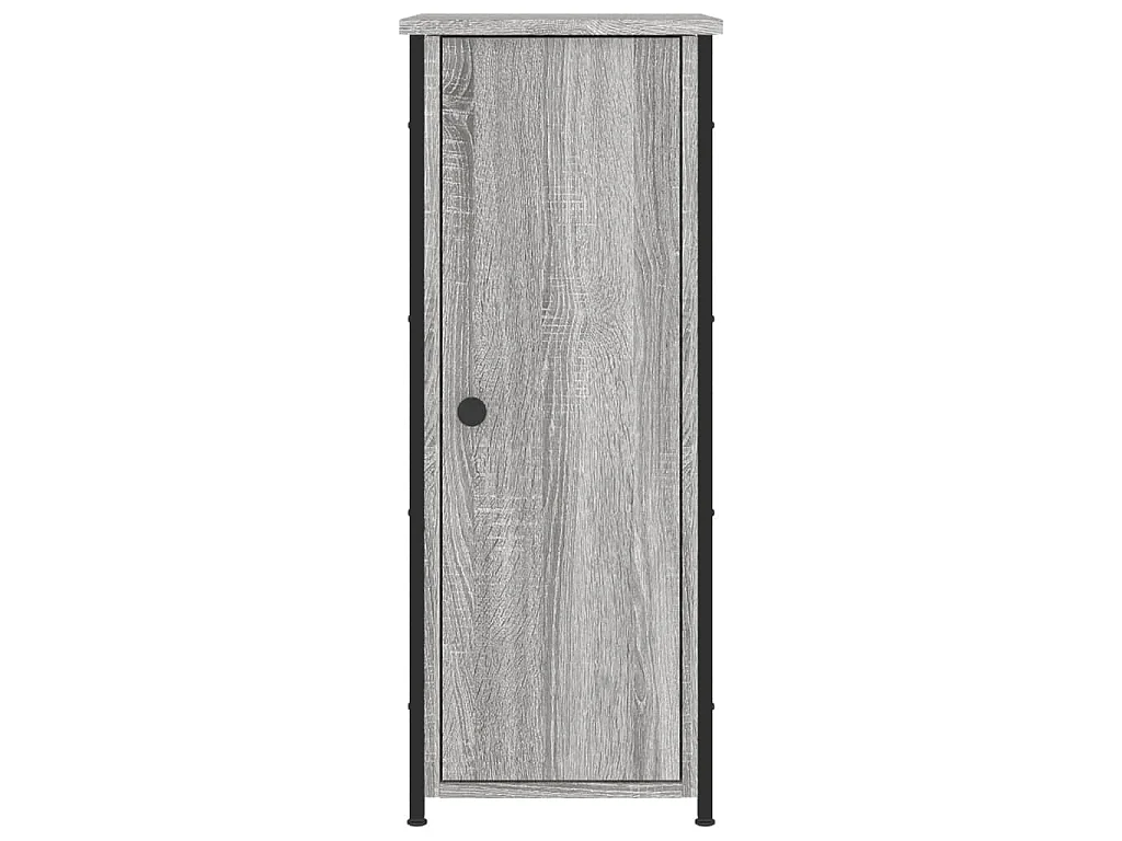 Nachttische 2 Stk. Grau Sonoma 32x42x80 cm Holzwerkstoff
