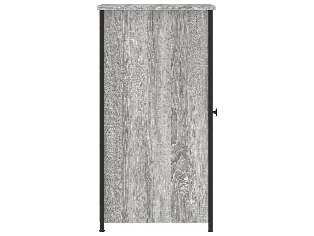 Nachttische 2 Stk. Grau Sonoma 32x42x80 cm Holzwerkstoff