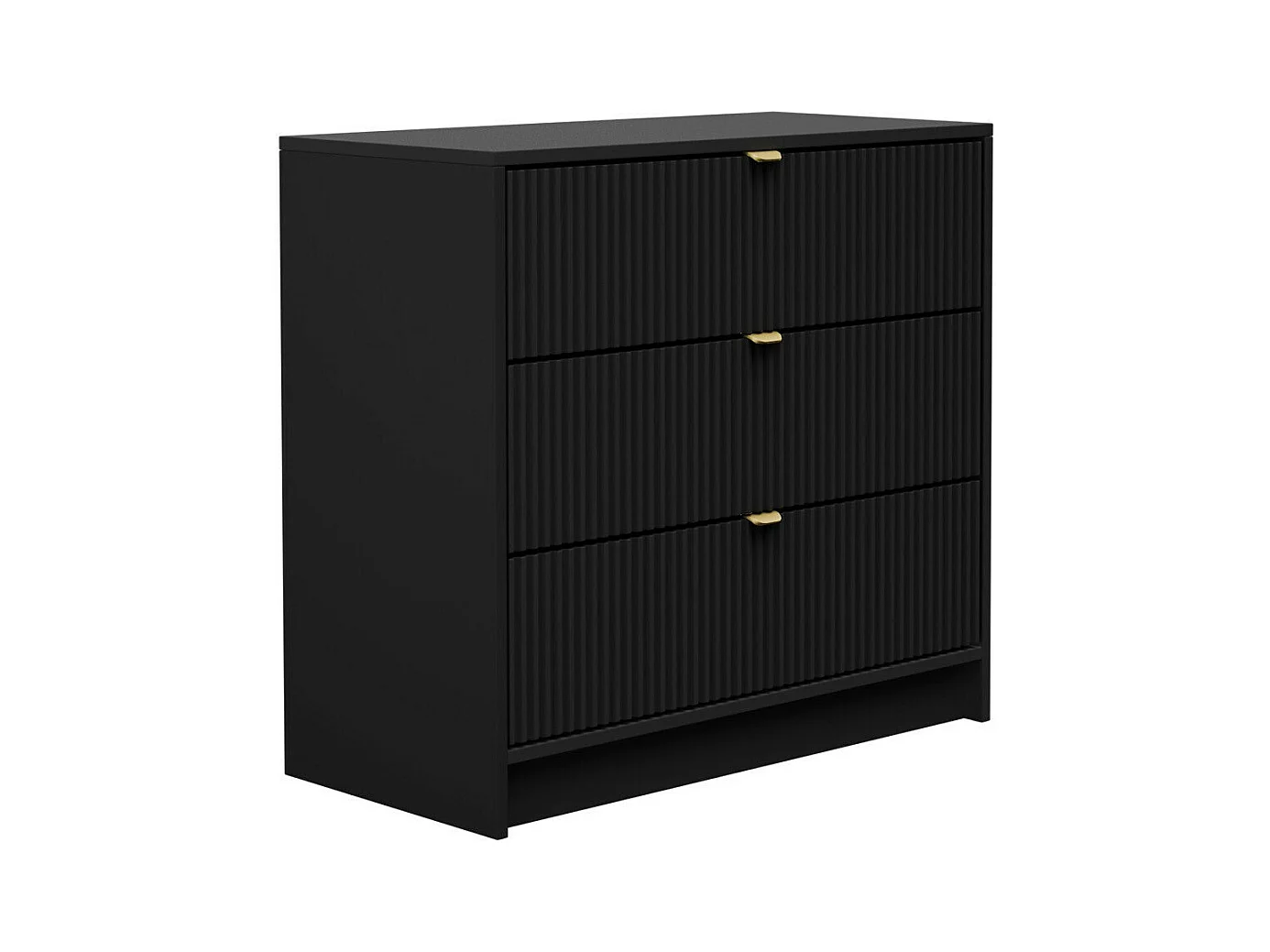 Cassettiera Comfivo Larmire 102, Nero, Con cassetti, 75x80x40cm
