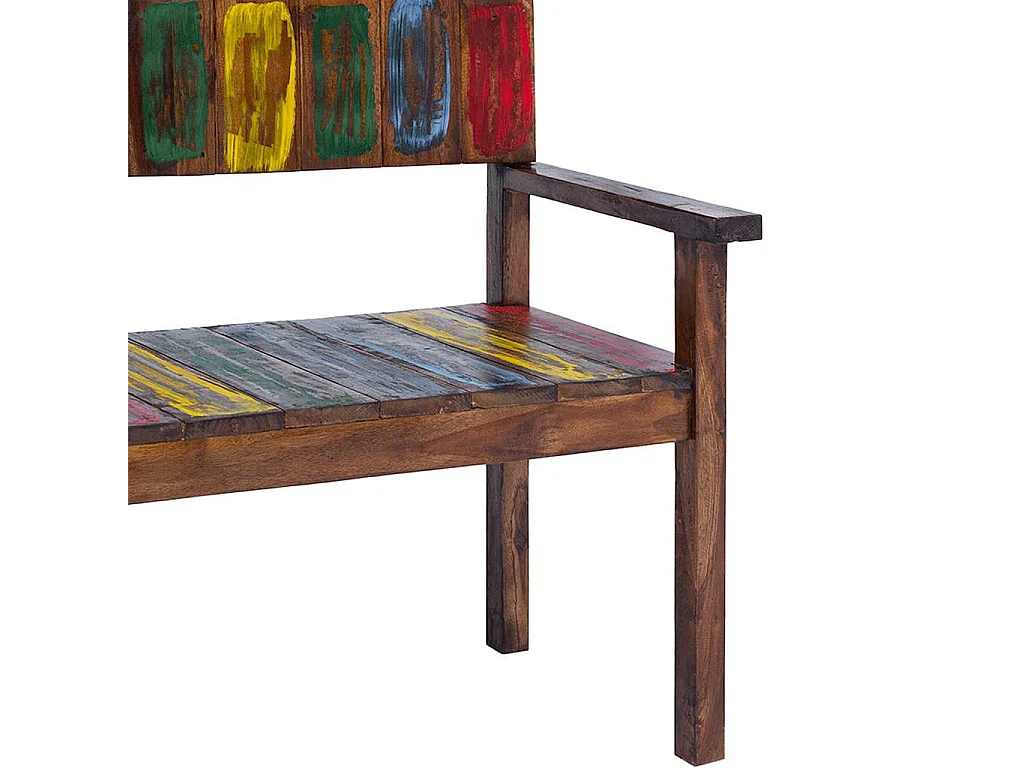 Chaises à manger lot de 4 bois de récupération solide