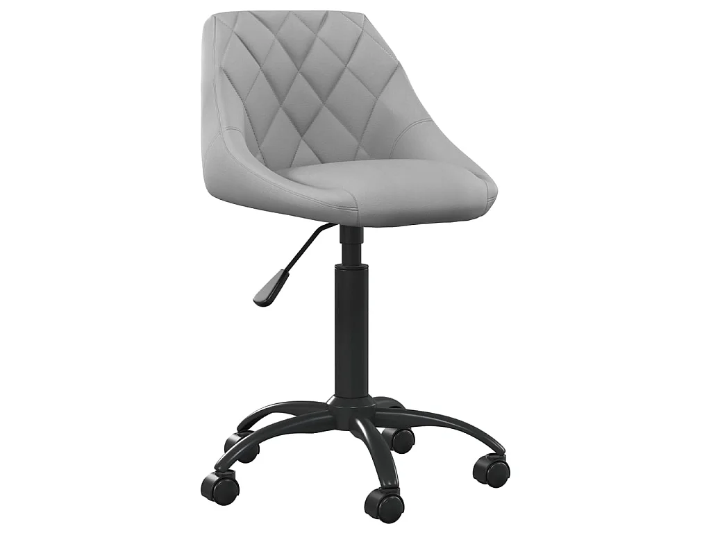 Esszimmerstuhl Hellgrau Samt