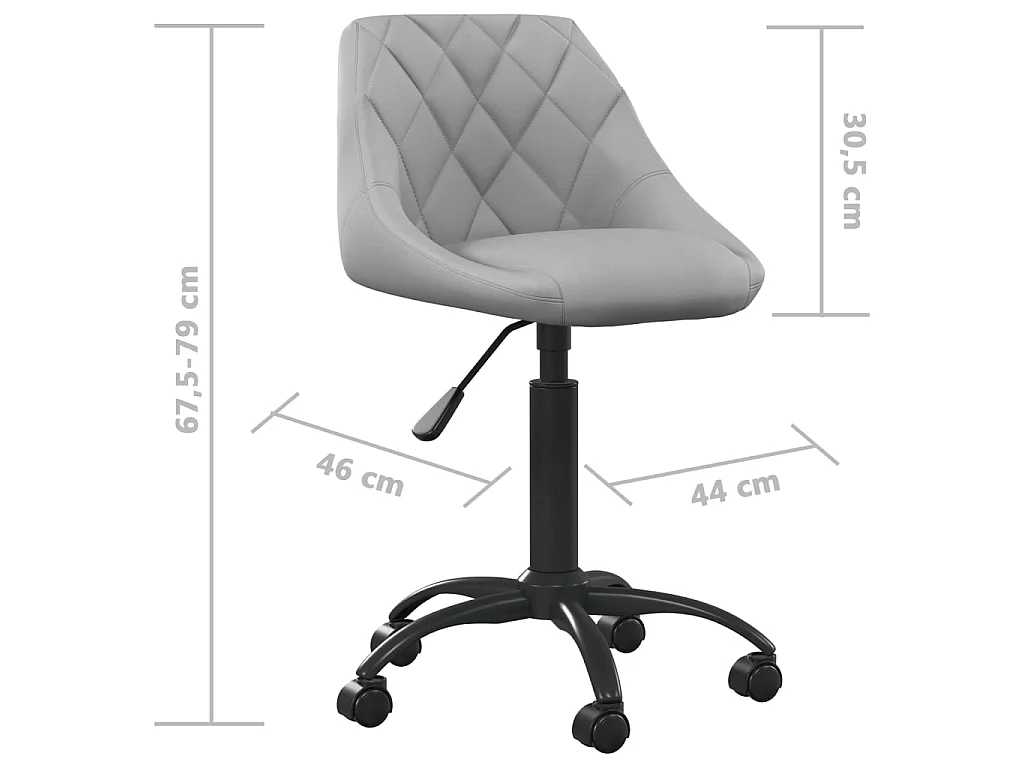 Esszimmerstuhl Hellgrau Samt