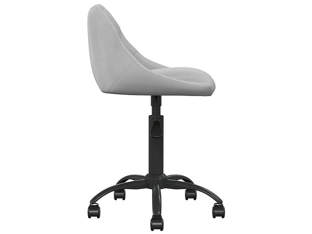 Esszimmerstuhl Hellgrau Samt