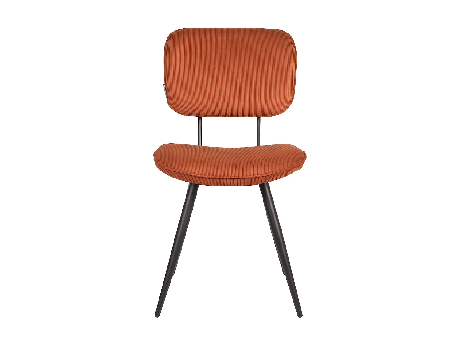 Chaises à manger lot de 2 Vic 49x60x87 cm rouille