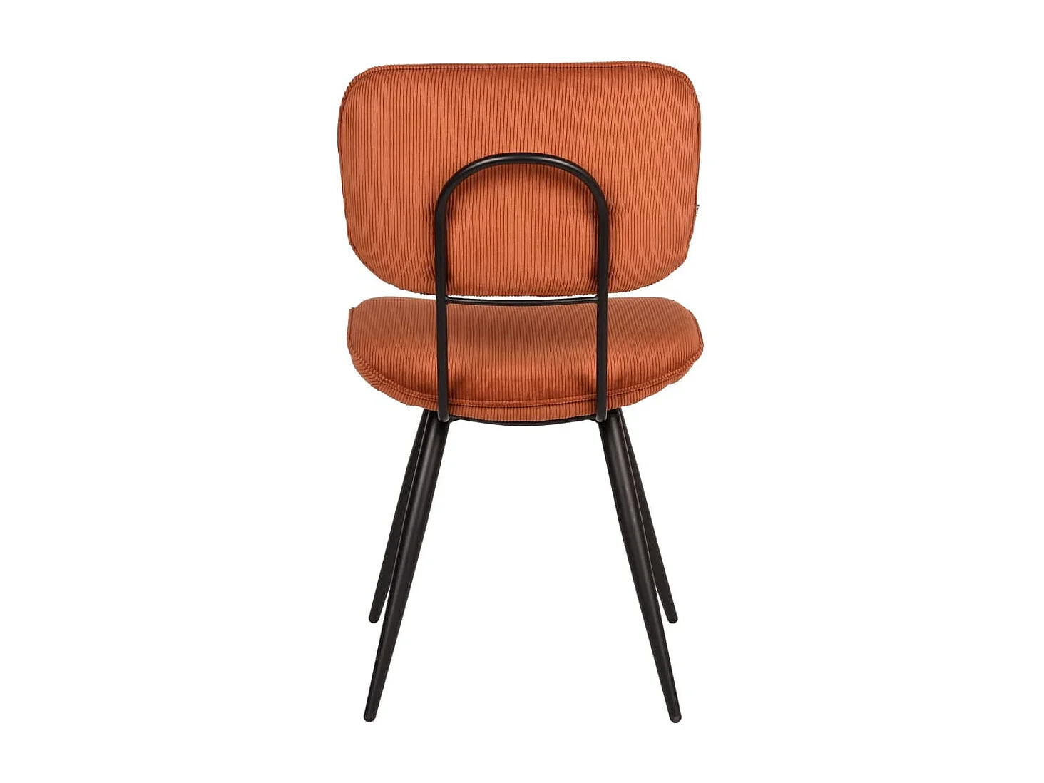 Chaises à manger lot de 2 Vic 49x60x87 cm rouille