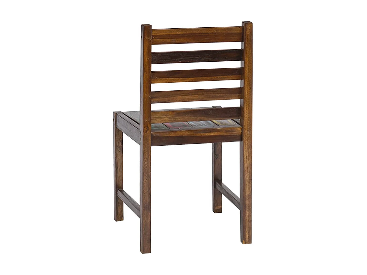 Sillas de comedor 2 unidades madera maciza reciclada