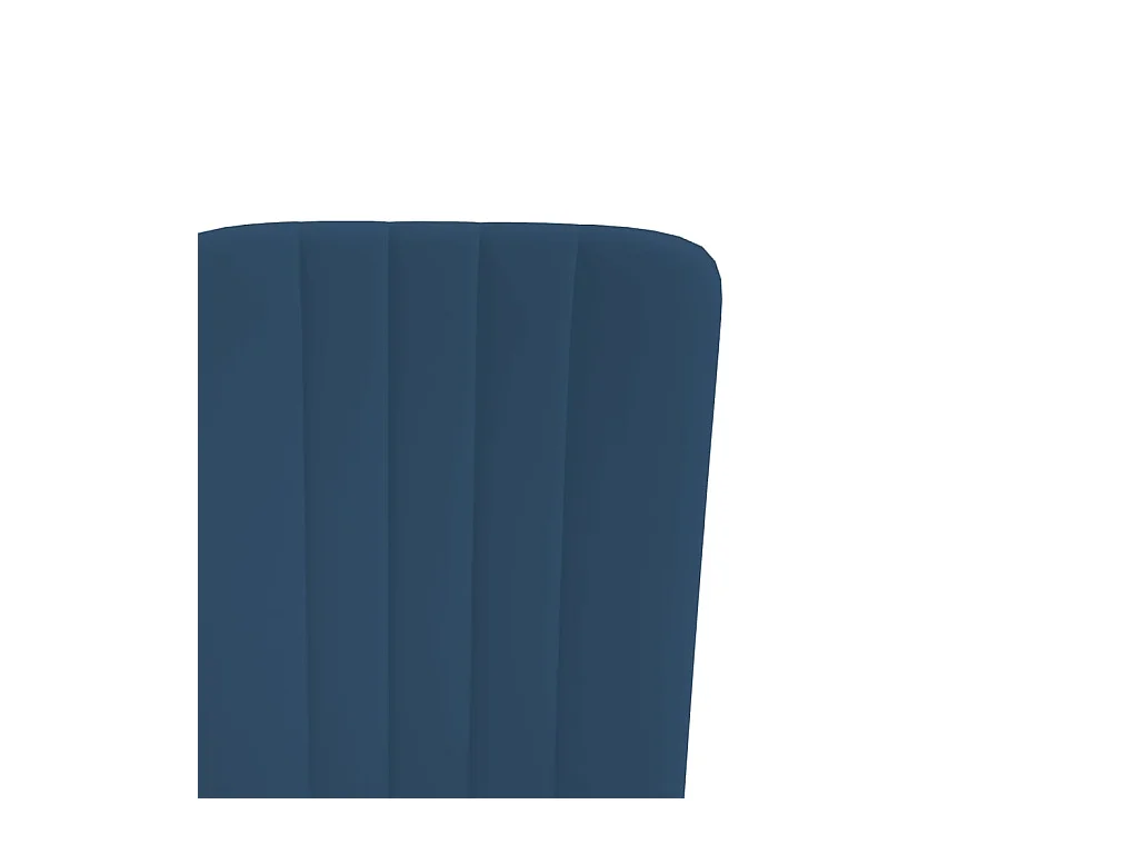 Eetkamerstoelen 4 st fluweel blauw