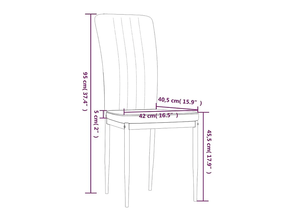 Esszimmerstühle 4 Stk. Blau Samt