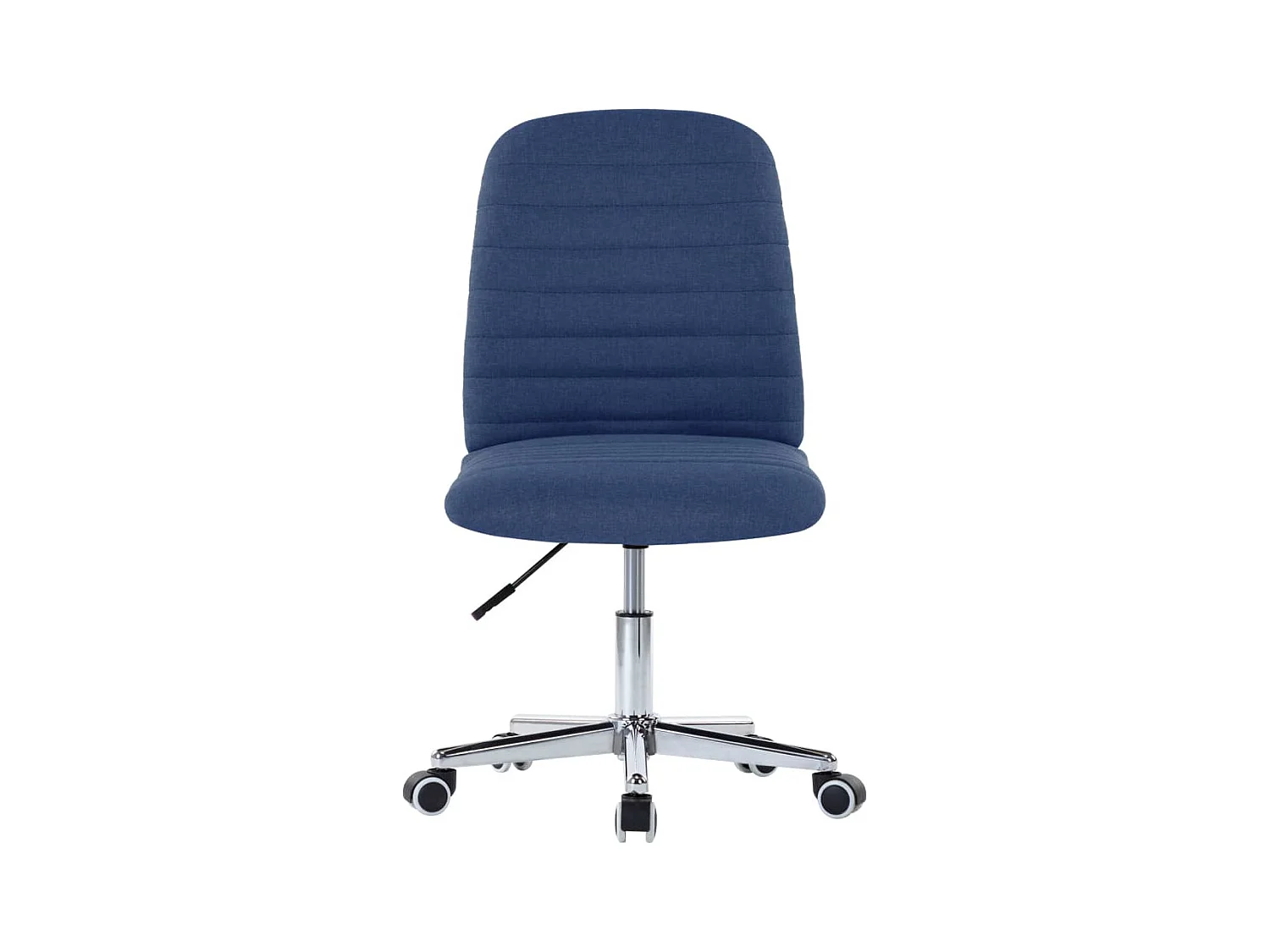Eetkamerstoelen 2 st stof blauw