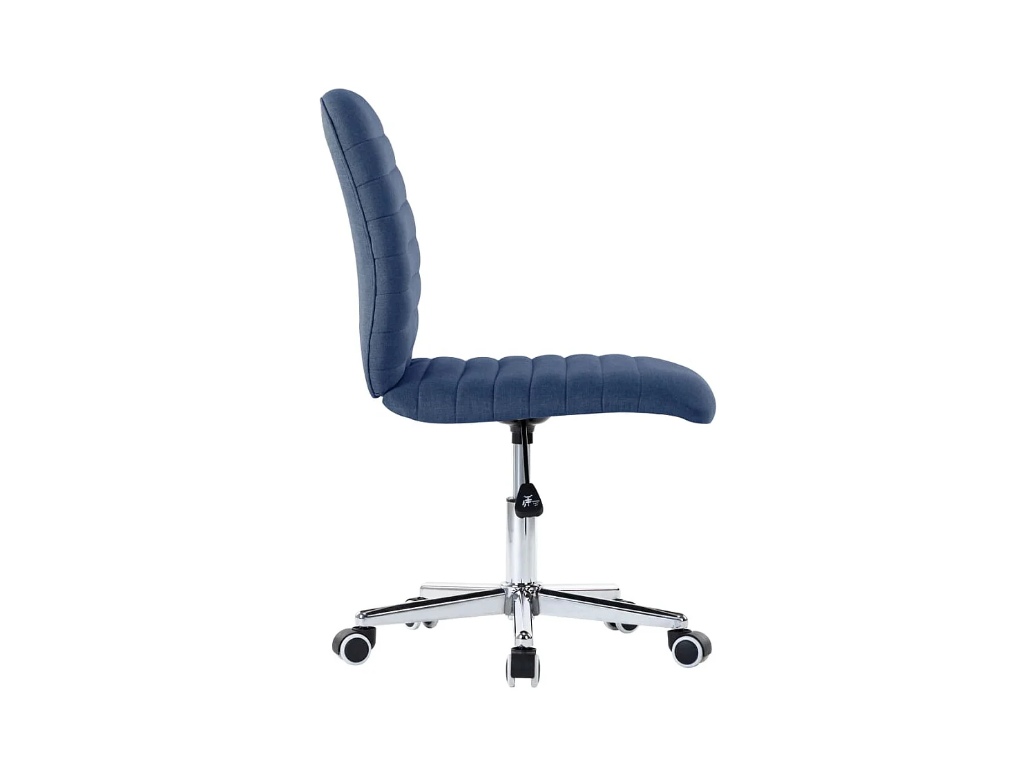 Eetkamerstoelen 2 st stof blauw