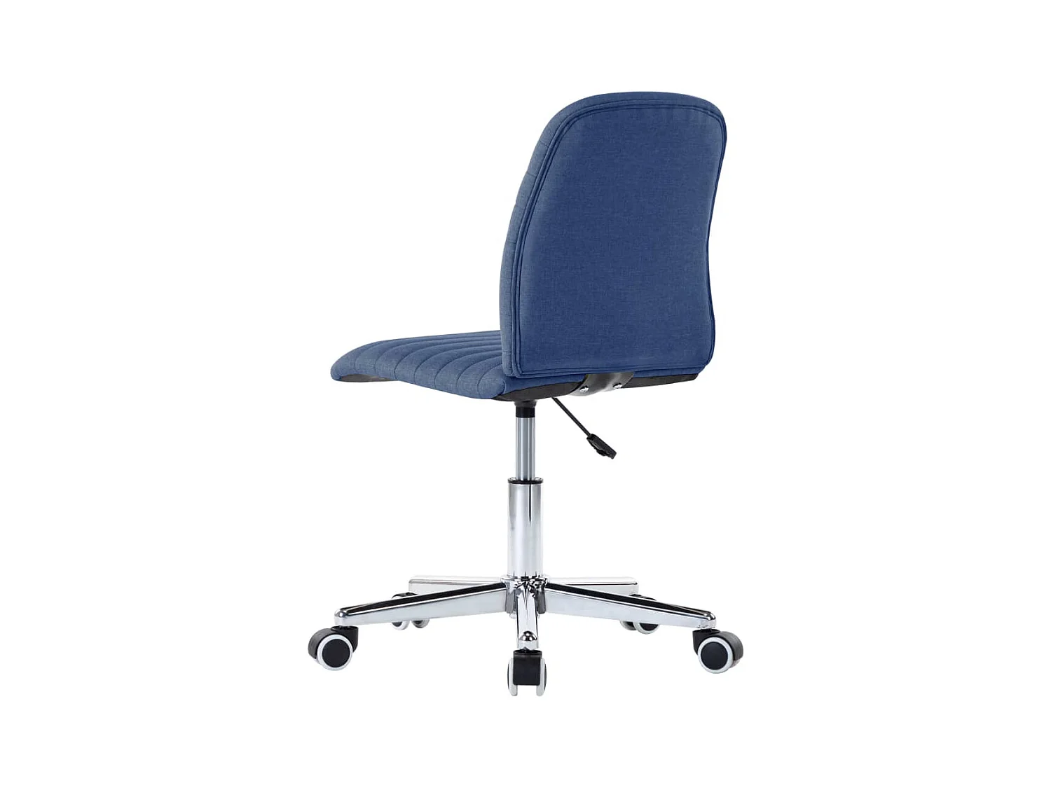 Eetkamerstoelen 2 st stof blauw