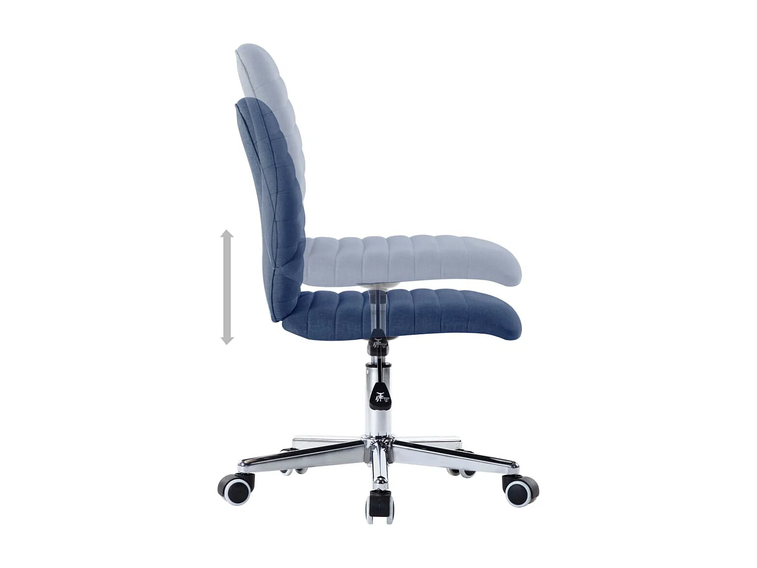 Esszimmerstühle 2 Stk. Blau Stoff