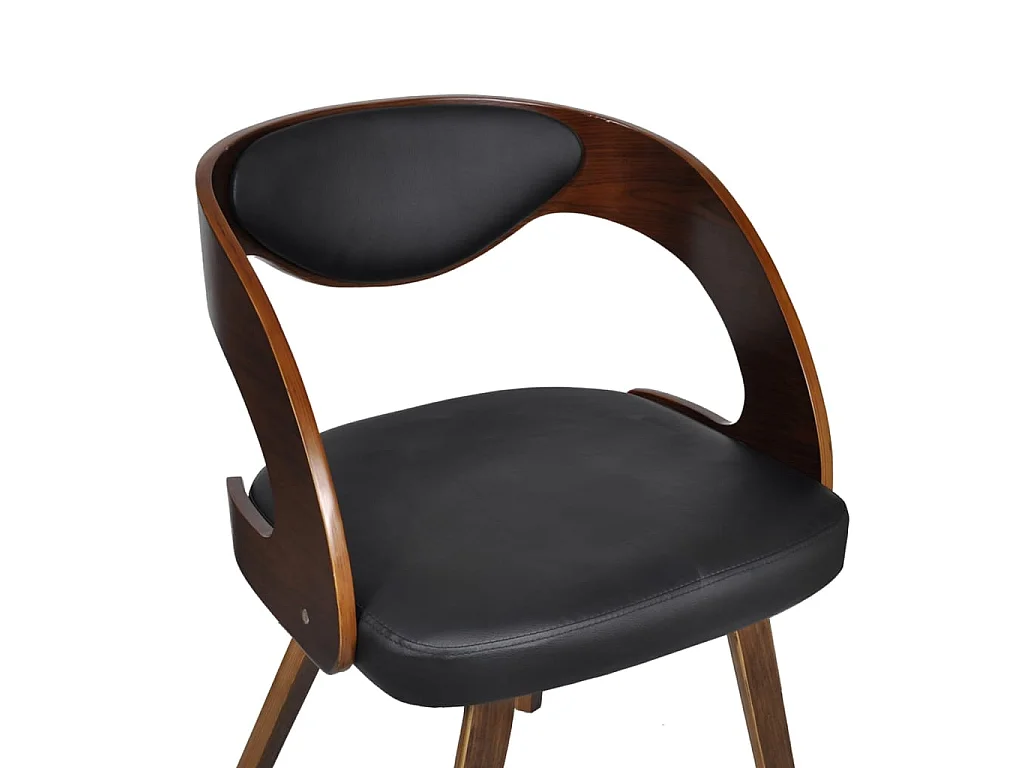 Esszimmerstühle 2 Stk. Braun Kunstleder