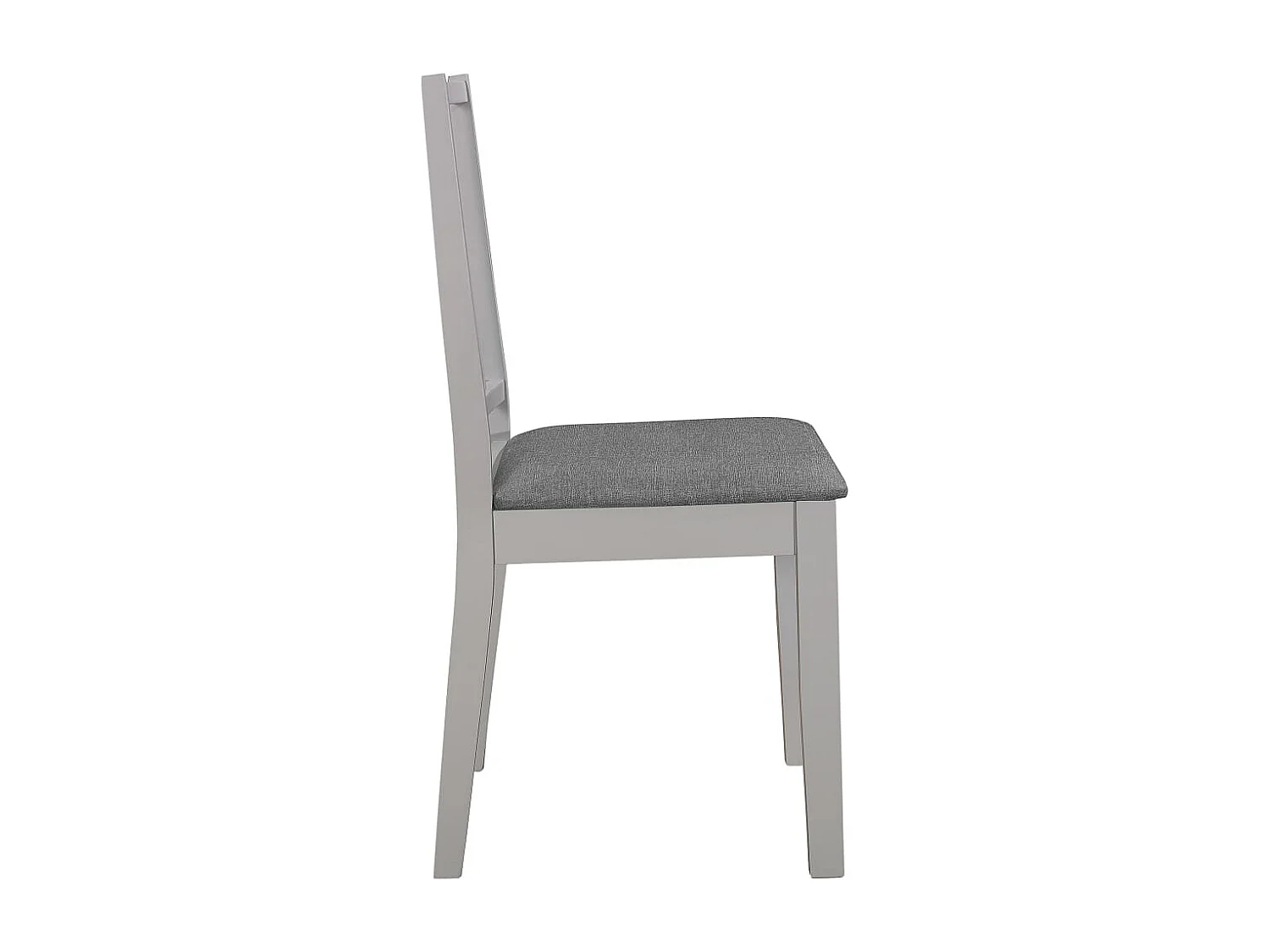 Cadeiras de jantar com almofadões 4 pcs madeira maciça cinzento