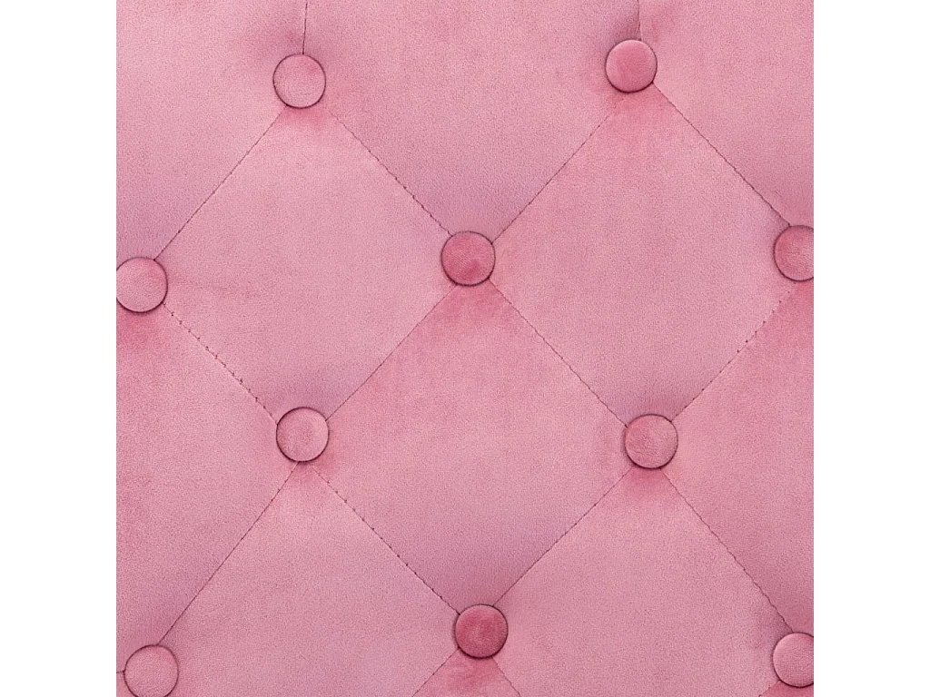 Cadeiras de jantar 2 pcs veludo rosa