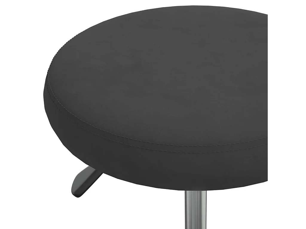 Cadeira de jantar veludo preto