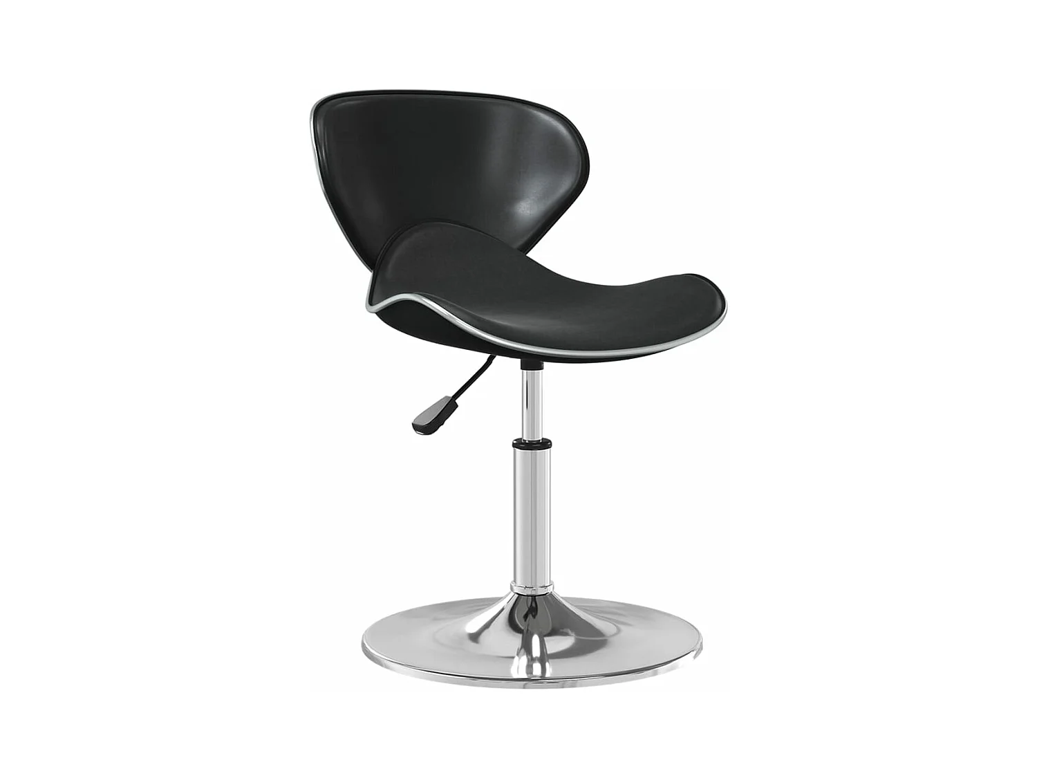 Chaise de salle à manger Noir Similicuir