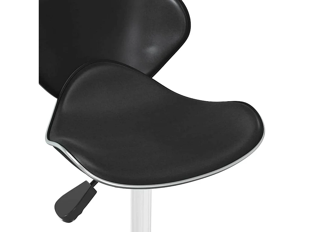 Chaise de salle à manger Noir Similicuir