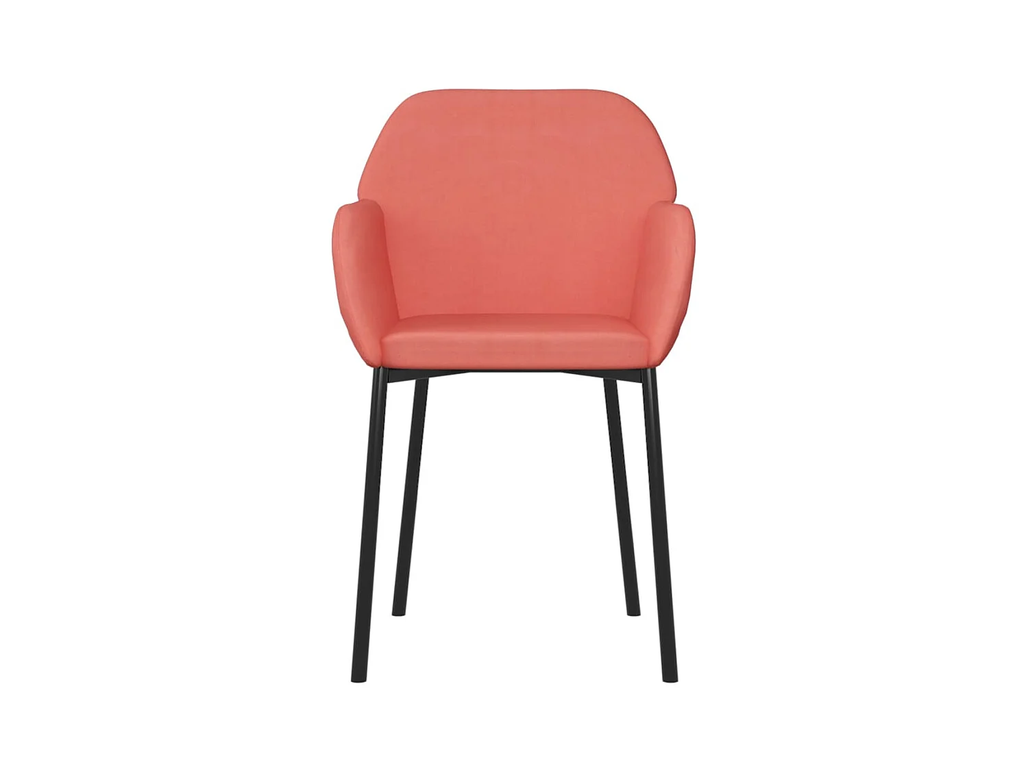 Esszimmerstühle 2 Stk. Rosa Samt
