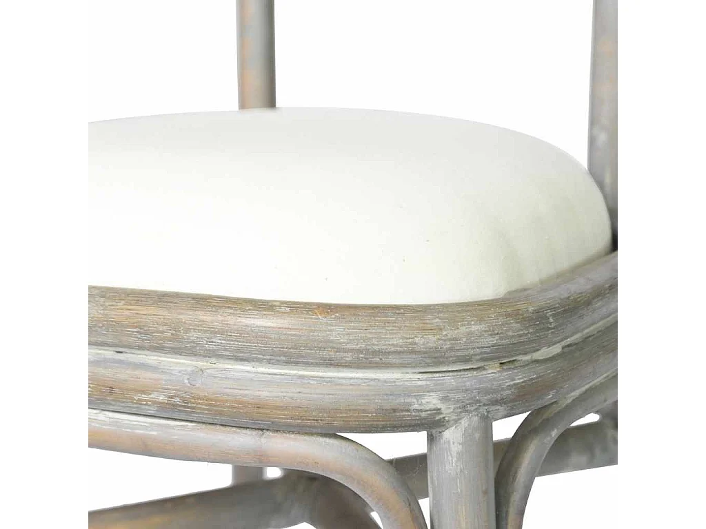 Eetkamerstoelen 2 st linnen grijs