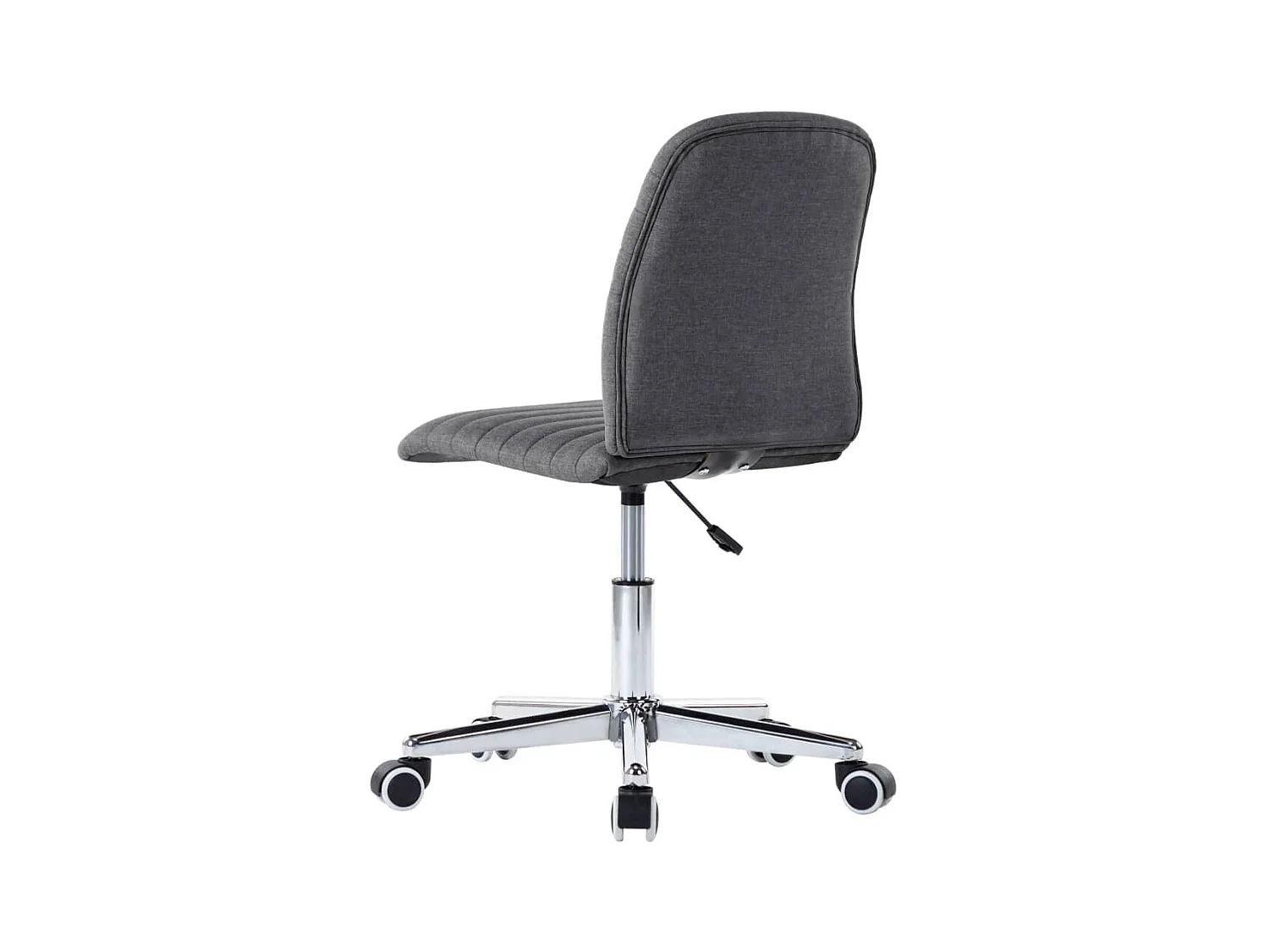 Chaises à manger lot de 2 gris foncé tissu