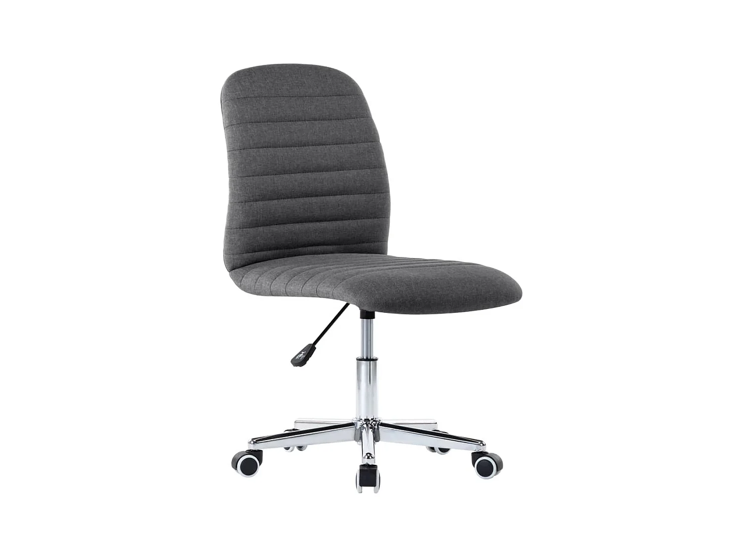 Chaises à manger lot de 2 gris foncé tissu