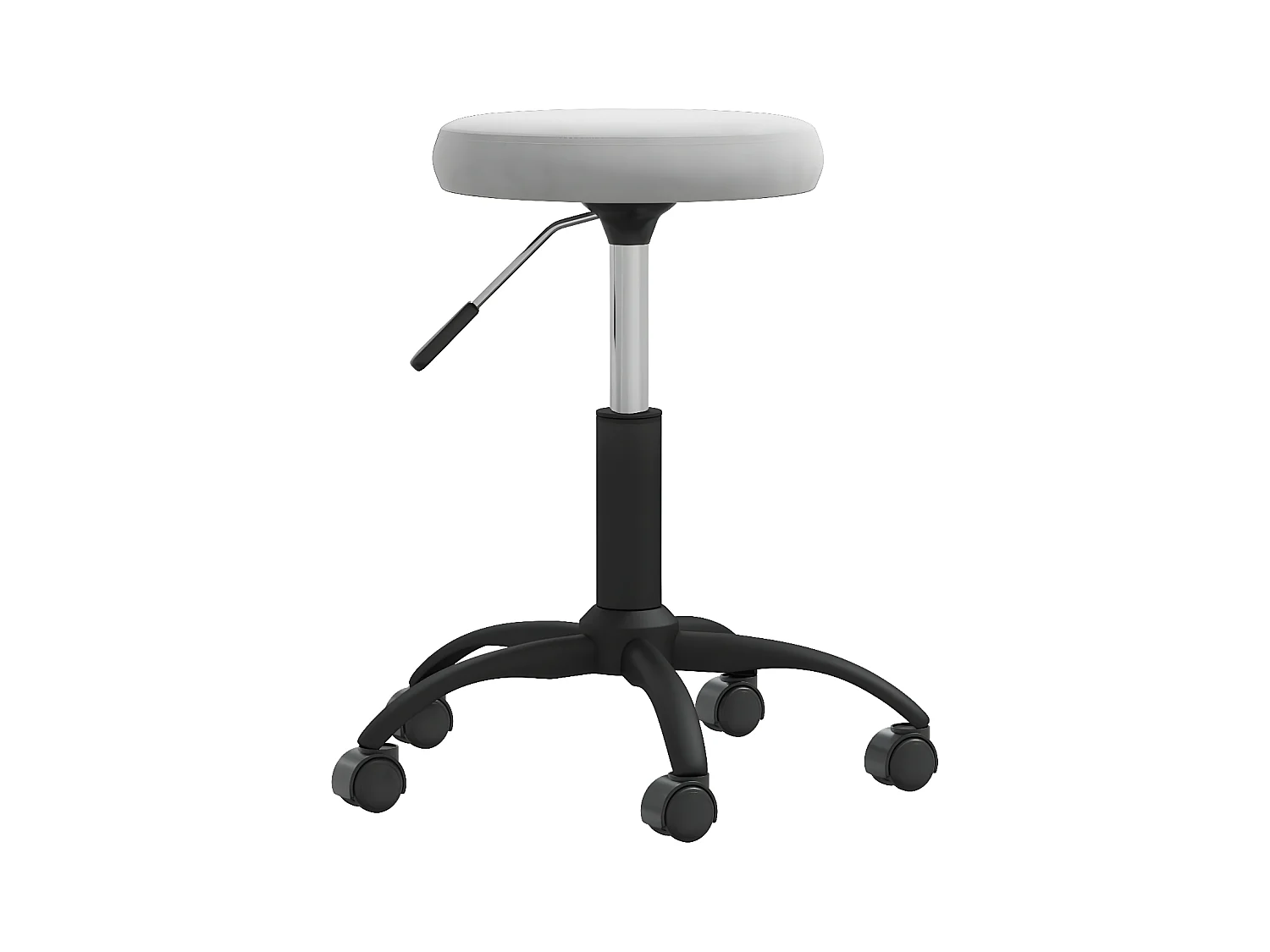 Chaise de salle à manger Gris clair Velours