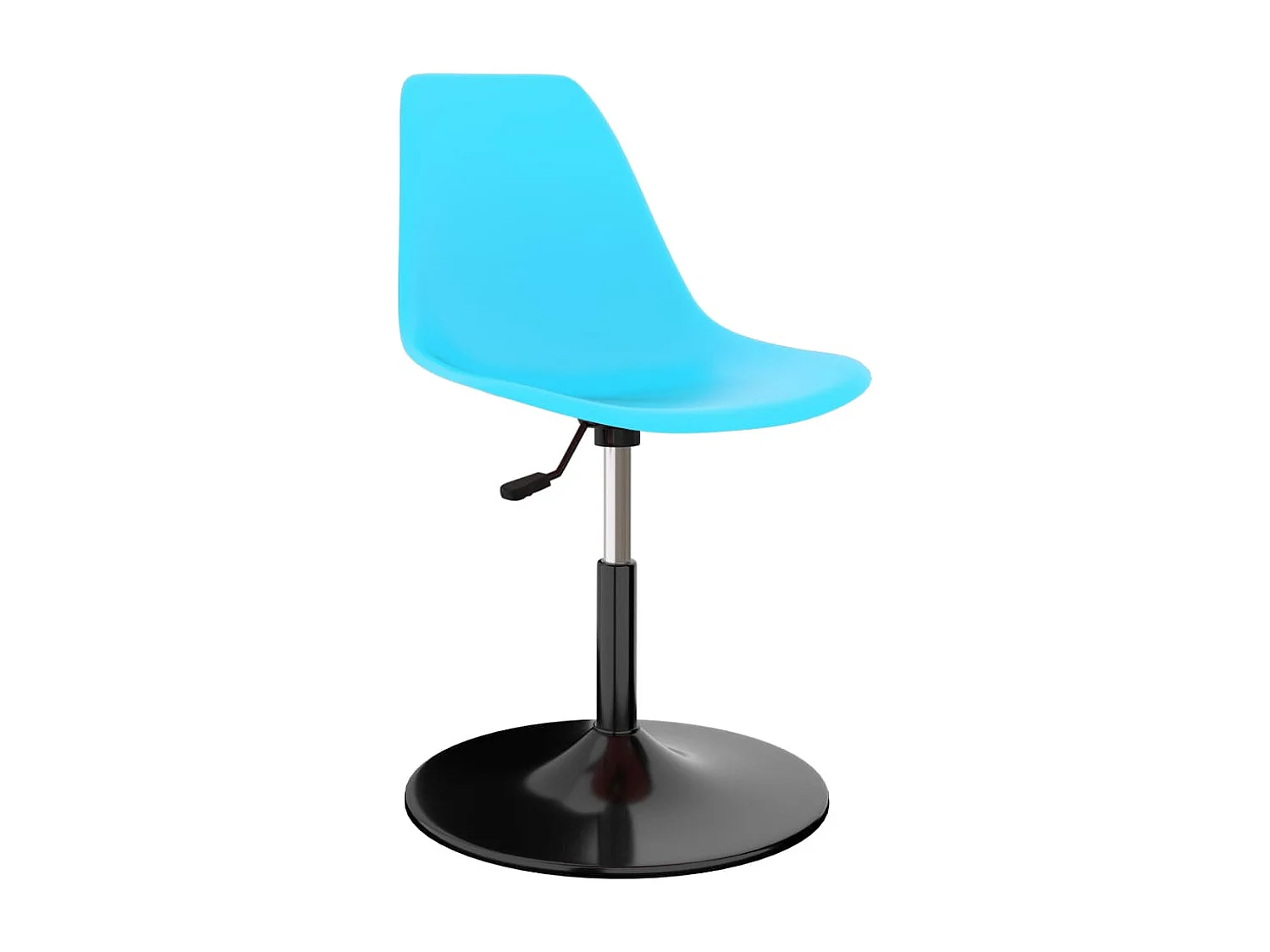 324193  Swivel Dining Chairs 2 pcs Blue PP