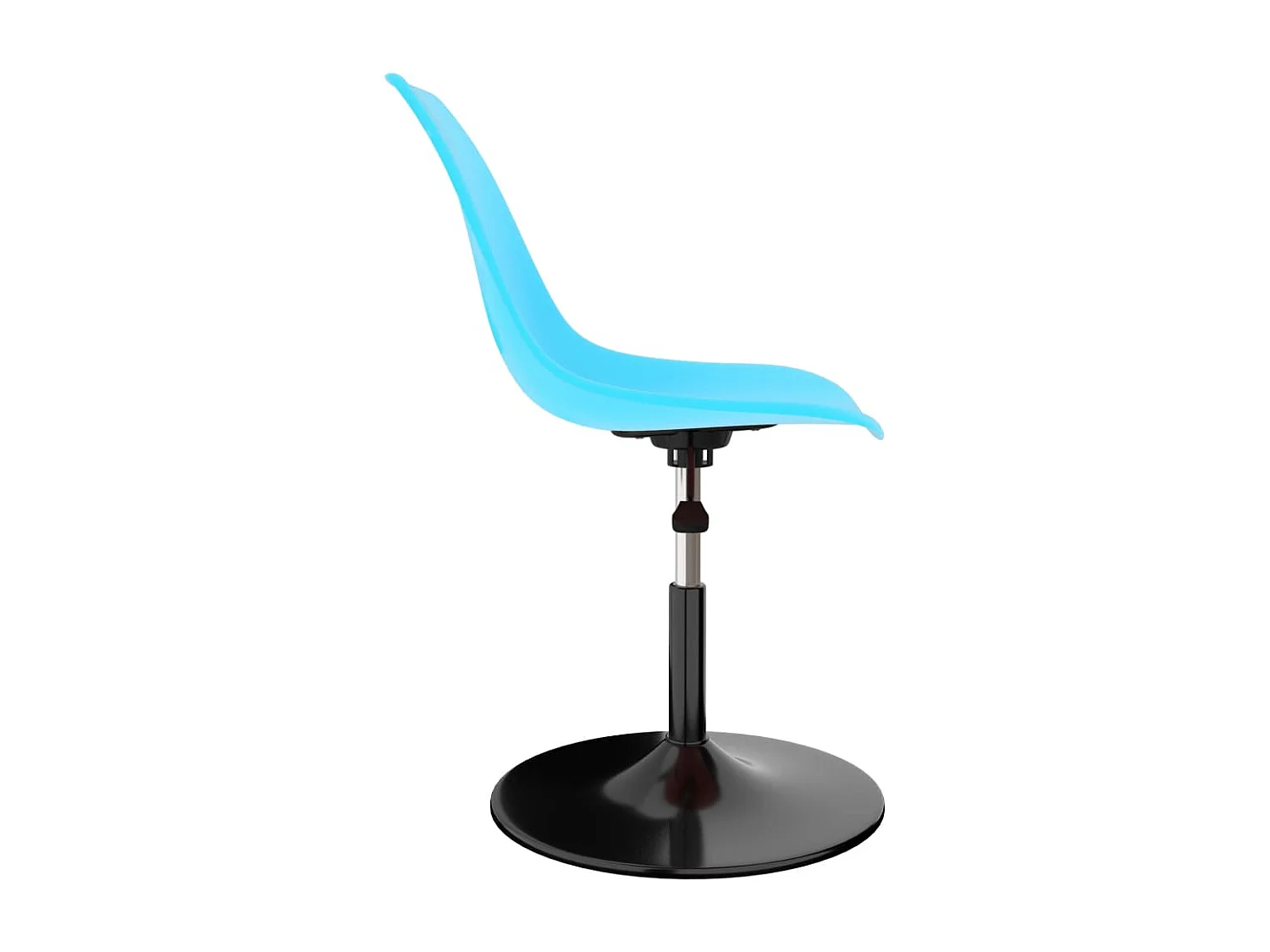 324193  Swivel Dining Chairs 2 pcs Blue PP