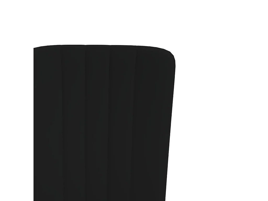 Esszimmerstühle 2 Stk. Schwarz Samt