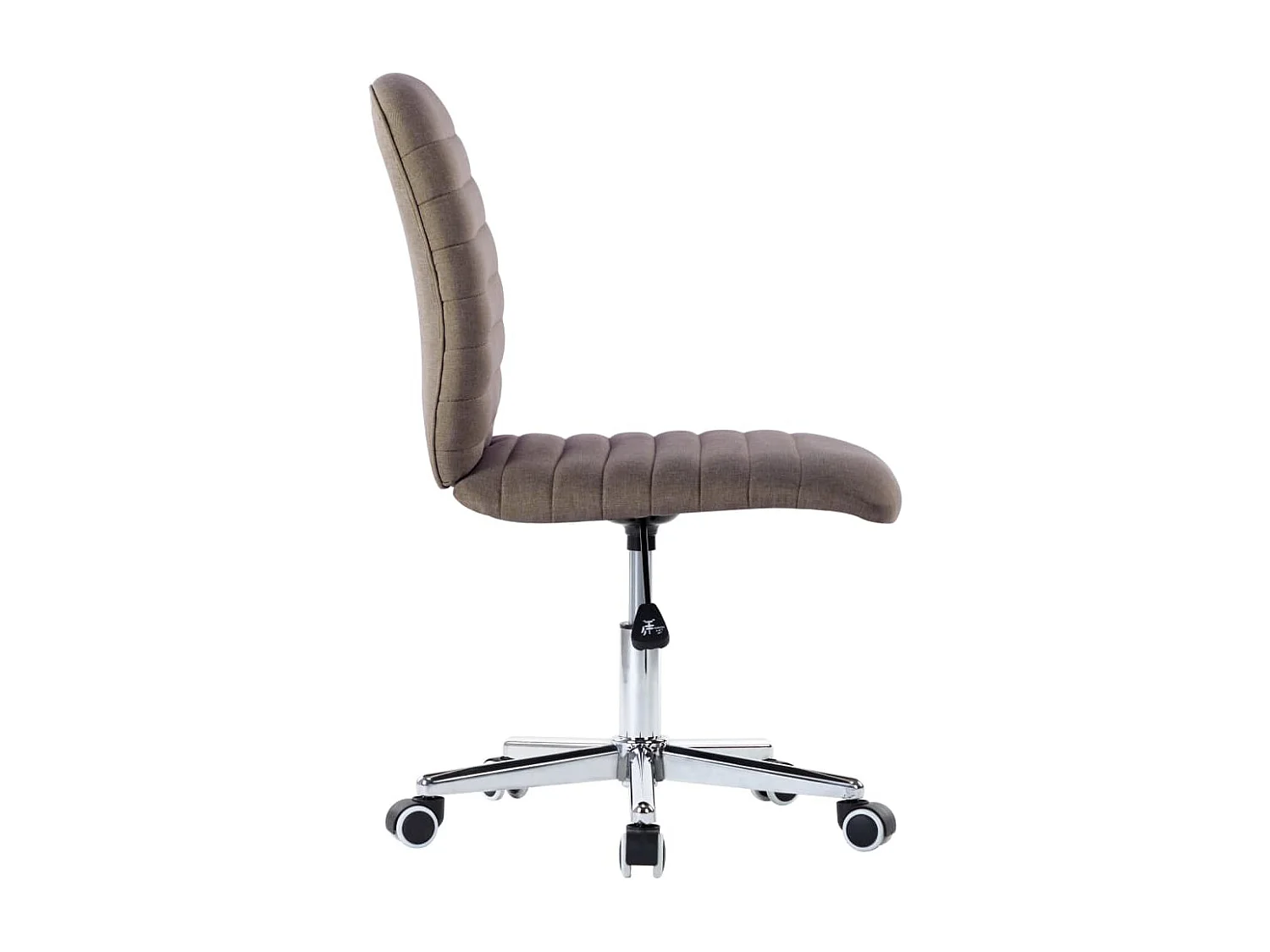 Chaises à manger lot de 6 taupe tissu