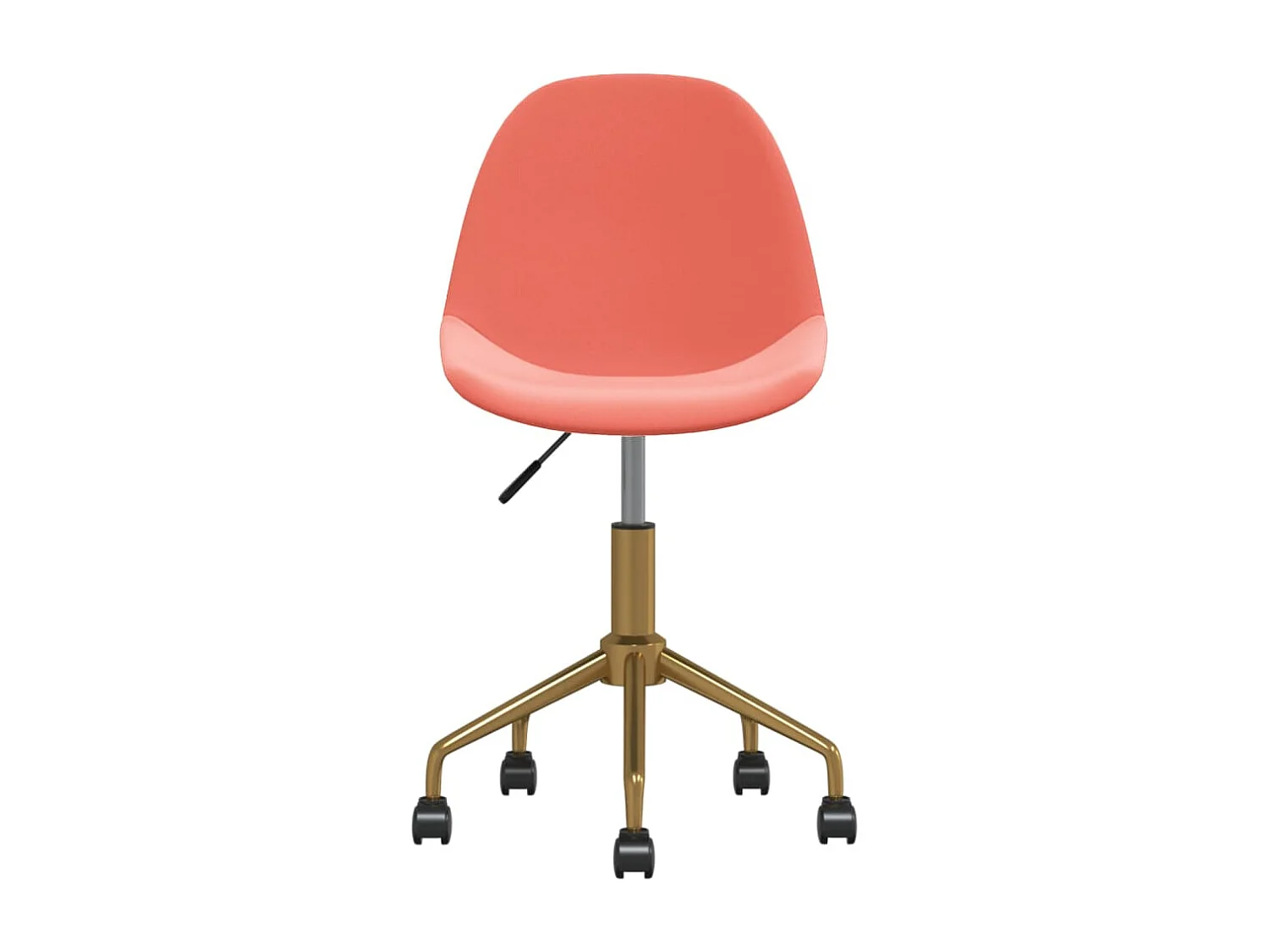 Chaises pivotantes à manger lot de 2 Rose Velours