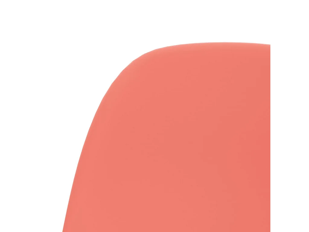 Chaises pivotantes à manger lot de 2 Rose Velours