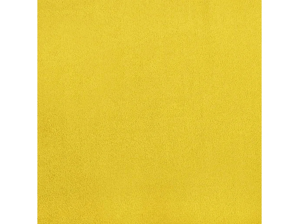 Chaises à manger lot de 4 Jaune moutarde Velours